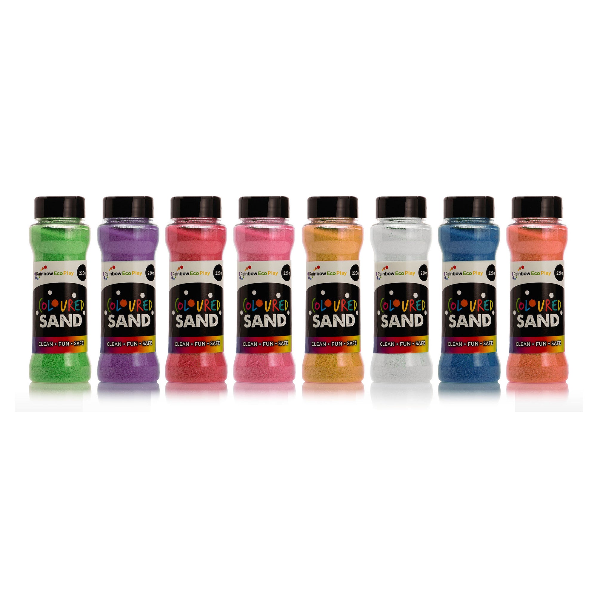 Bright Coloured Craft Sand Shakers