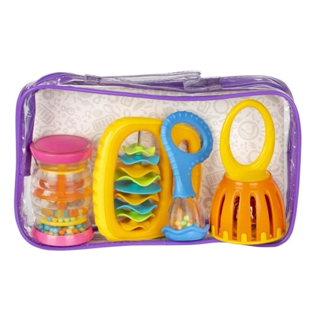 Halilit Baby Band Musical Instrument Gift Set, Halilit Baby Band Musical Instrument Gift Set,Toddler musical toys,baby musical toys,Nursery music toys,early years musical toys, Halilit Baby Band Musical Instrument Gift Set,Baby Band Gift Set – A Musical Introduction for Little Ones Introduce your baby to the enchanting world of music with the Baby Band Gift Set, a specially curated collection of four vibrant and engaging musical instruments. Designed to stimulate senses and support early development, this s