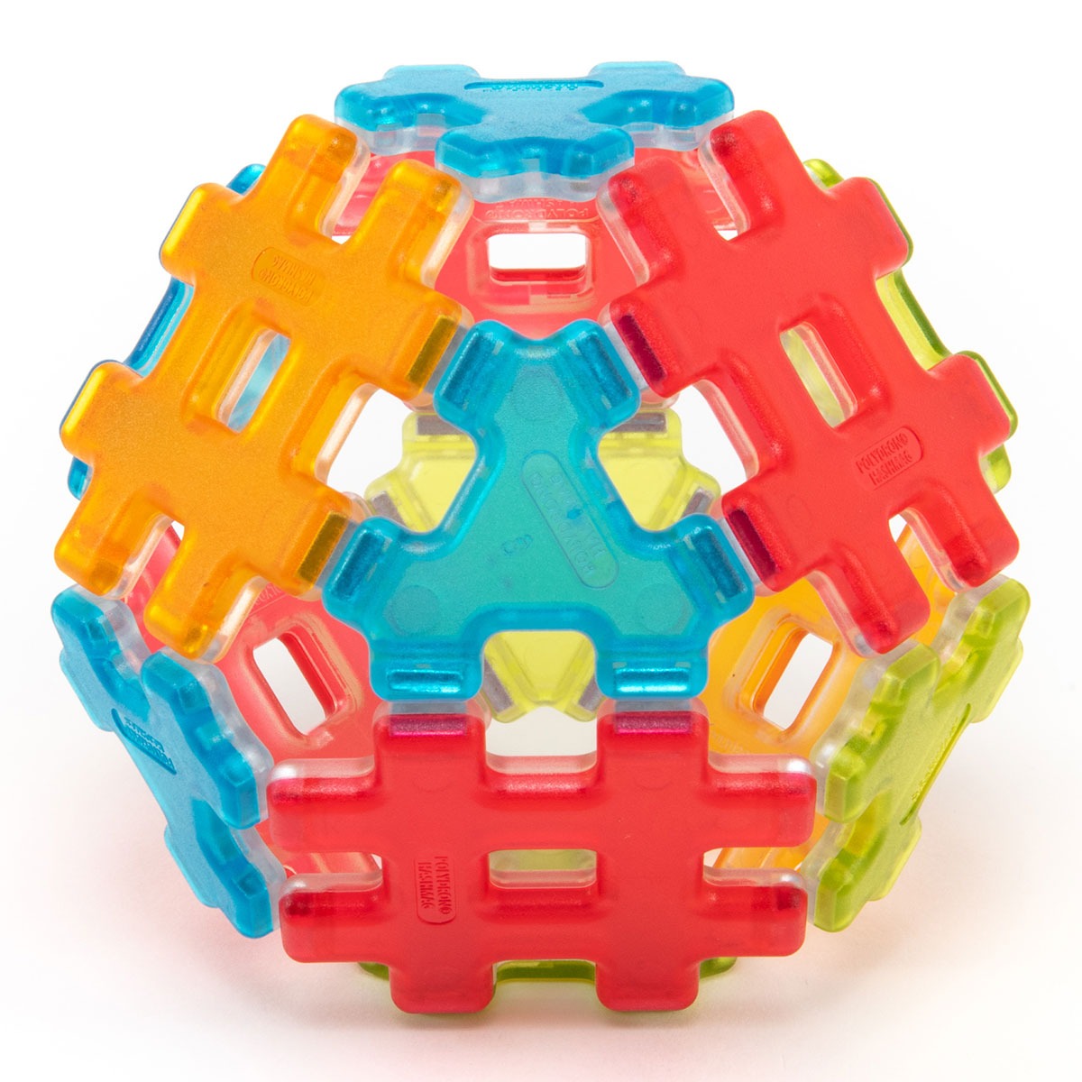 Hashmag Polydron Starter Set, Hashmag Polydron Starter Set,Polydron toys,Polydron discount code,,building blocks,sensory building blocks,sensory toys,fiddle toys,manual dexterity toys, Hashmag Polydron Starter Set,Explore an exciting new method of magnetic construction with this Hashmag Polydron Starter Set. The unique shapes, in 6 stunning translucent colours, are ideal for developing fine motor skills and exploring the construction of 2D nets and 3D models. The Hashmag Polydron Starter Set has a colour co