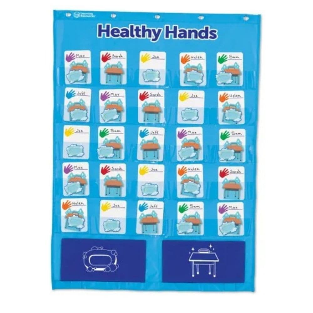 Healthy Hands Pocket Chart, Healthy Hands Pocket Chart,Children's handwashing resources,Children's hand washing prompts,Children's hand washing timer,hand washing resources, Healthy Hands Pocket Chart,The Healthy Hands Pocket Chart is an ingenious way to make the crucial habit of hand-washing engaging and rewarding for students. As we know, proper hand hygiene is an essential part of maintaining a healthy classroom environment, especially in times where illness canThe Healthy Hands Pocket Chart is an ingeni