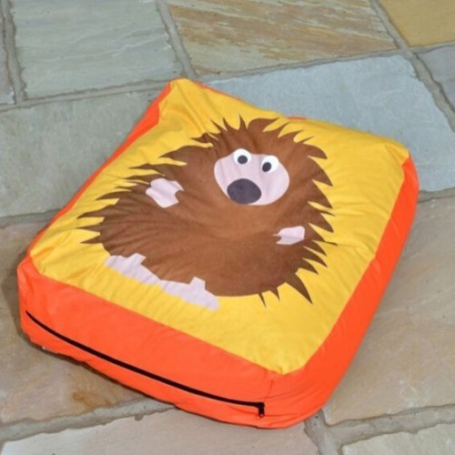 Hedgehog Outdoor and Indoor Bean Cushion, outdoor hedgehog childrens cushion set,childrens garden cushions,early years resources,early years school supplies, Hedgehog Outdoor and Indoor Bean Cushion,Introducing our delightful Fantastic Hedgehog Creature Outdoor Bean Cushion, where ultimate comfort meets vibrant design, infusing a touch of playful elegance into your indoor or outdoor spaces. Crafted with meticulous attention to detail in the UK, this bean cushion stands as a testimony to superior British des