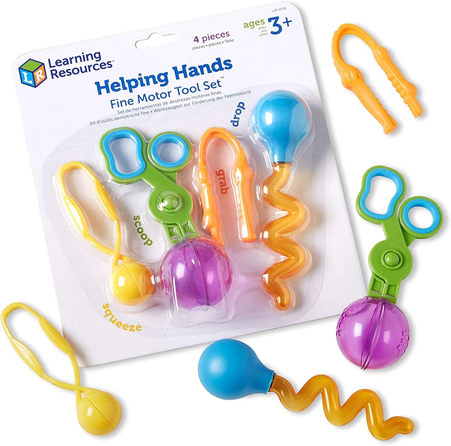 Helping Hands Fine Motor Tool Set, Helping Hands Fine Motor Tool Set,gross motor skills toys,fine motor skills toys,fine motor skills tools, Helping Hands Fine Motor Tool Set,Get a grip on fine motor skills and keep young learners entertained with these four handy tools. The Helping Hands Fine Motor Tool Set from Learning resources is the perfect collection of tools to help develop fine motor skills.This handy set includes a selection of best selling Learning Resources Fine Motor Skills Too,Helping Hands Fi