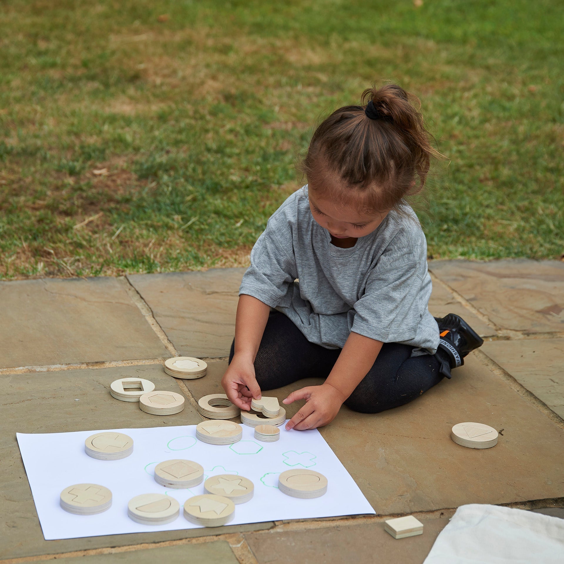 Inside Outside Wooden Shapes, Inside Outside Wooden Shapes,TickIT Inside Outside Wooden Shapes,Shape sorting toys,Puzzle solving toys, Inside Outside Wooden Shapes,The TickiT® Inside Outside Wooden Shapes set offers endless opportunities for your child to develop essential skills through hands-on exploration of shapes and patterns. This thoughtfully designed set includes 14 beautifully crafted wooden discs, each containing a uniqueThe TickiT® Inside Outside Wooden Shapes set offers endless opportunities for