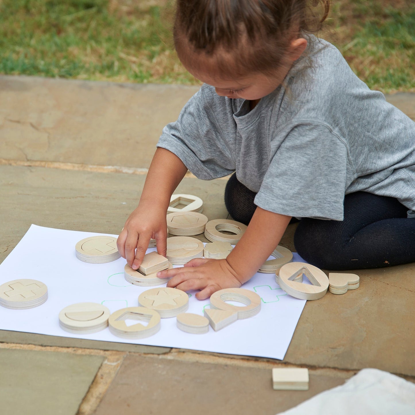 Inside Outside Wooden Shapes, Inside Outside Wooden Shapes,TickIT Inside Outside Wooden Shapes,Shape sorting toys,Puzzle solving toys, Inside Outside Wooden Shapes,The TickiT® Inside Outside Wooden Shapes set offers endless opportunities for your child to develop essential skills through hands-on exploration of shapes and patterns. This thoughtfully designed set includes 14 beautifully crafted wooden discs, each containing a uniqueThe TickiT® Inside Outside Wooden Shapes set offers endless opportunities for