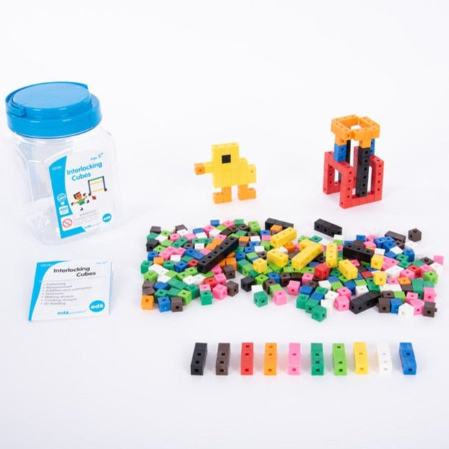 Interlocking Cubes Jar - Pk400, Interlocking Cubes Jar - Pk400, Interlocking Cubes, Maths resources,Classroom numeracy resources, Interlocking Cubes Jar - Pk400,Our edx education® Interlocking Cubes 1CM are a great way for your child to get hands on with learning maths skills such as counting, area and measurement. Each interlocking cube has 3 holes and connector so children can connect the cubes vertically and horizontally, and even make their own 'ruler.' 10 bright colours f,Interlocking Cubes JarOur edx 