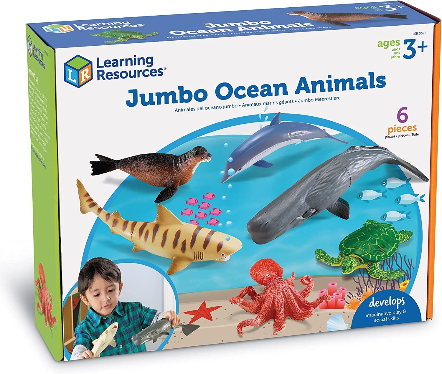 Jumbo Ocean Animals, Jumbo Ocean Animals,Animals,sensory toys animal themed,sensory play ideas, Jumbo Ocean Animals,The Jumbo Ocean Animals set offers children an immersive experience with some of the sea’s most fascinating creatures, providing both fun and educational value. With these realistically detailed, large-scale figures, your child can dive into imaginative play and storytelling,The Jumbo Ocean Animals set offers children an immersive experience with some of the sea’s most fascinating creatures, p