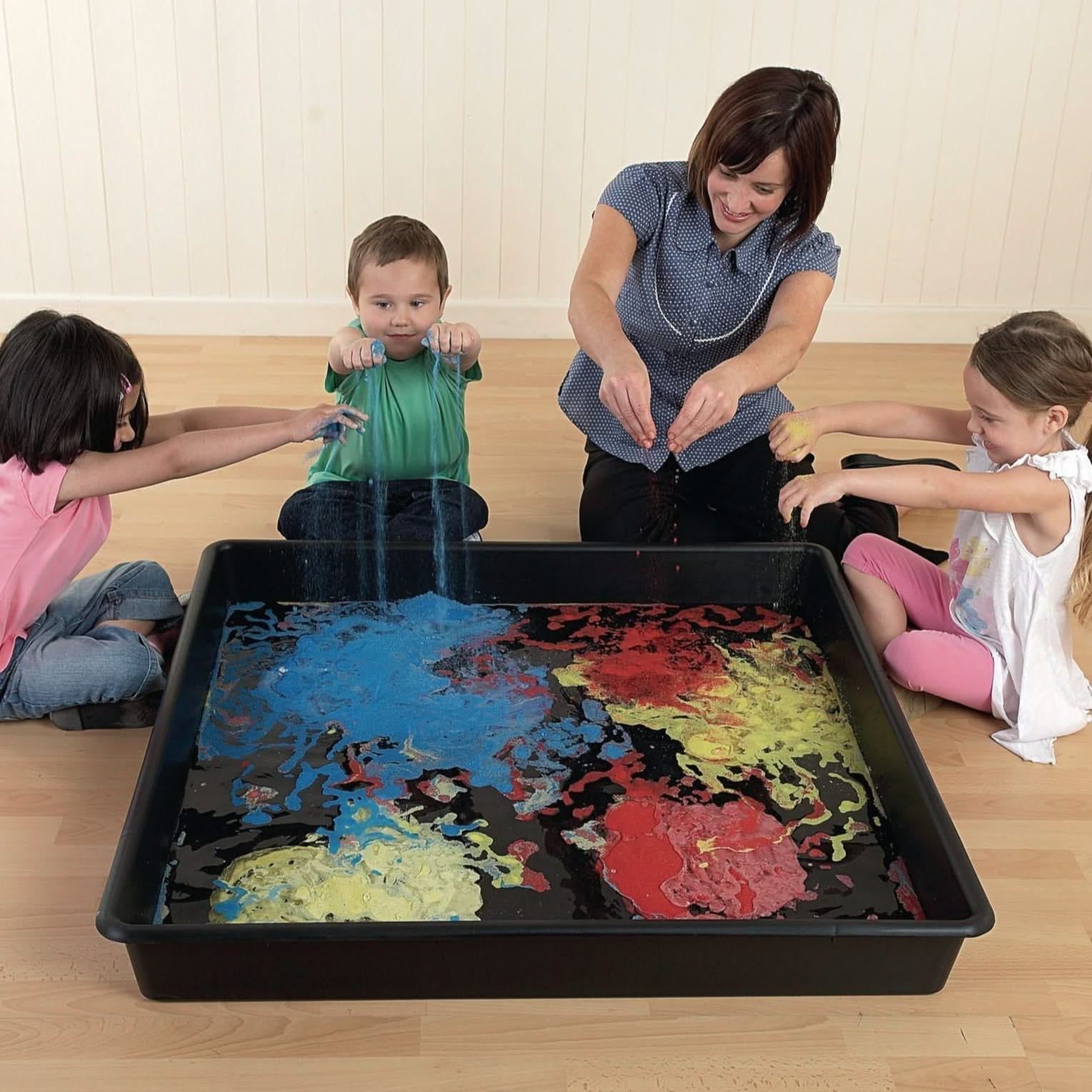 Jumbo Tray -Metre Square, Jumbo Tray -Metre Square,Water play tray,water tray,Children's water tray,messy play tray,messy play plastic tray,sand and water tray,early years resources,, Jumbo Tray -Metre Square,This Jumbo Tray - Large Square is a durable plastic tray that can be used inside or outside. It is lightweight and the perfect size for children to easily move from one location to another. It's large size means that it can be used by several children all at once. It is a versatile resource that can be