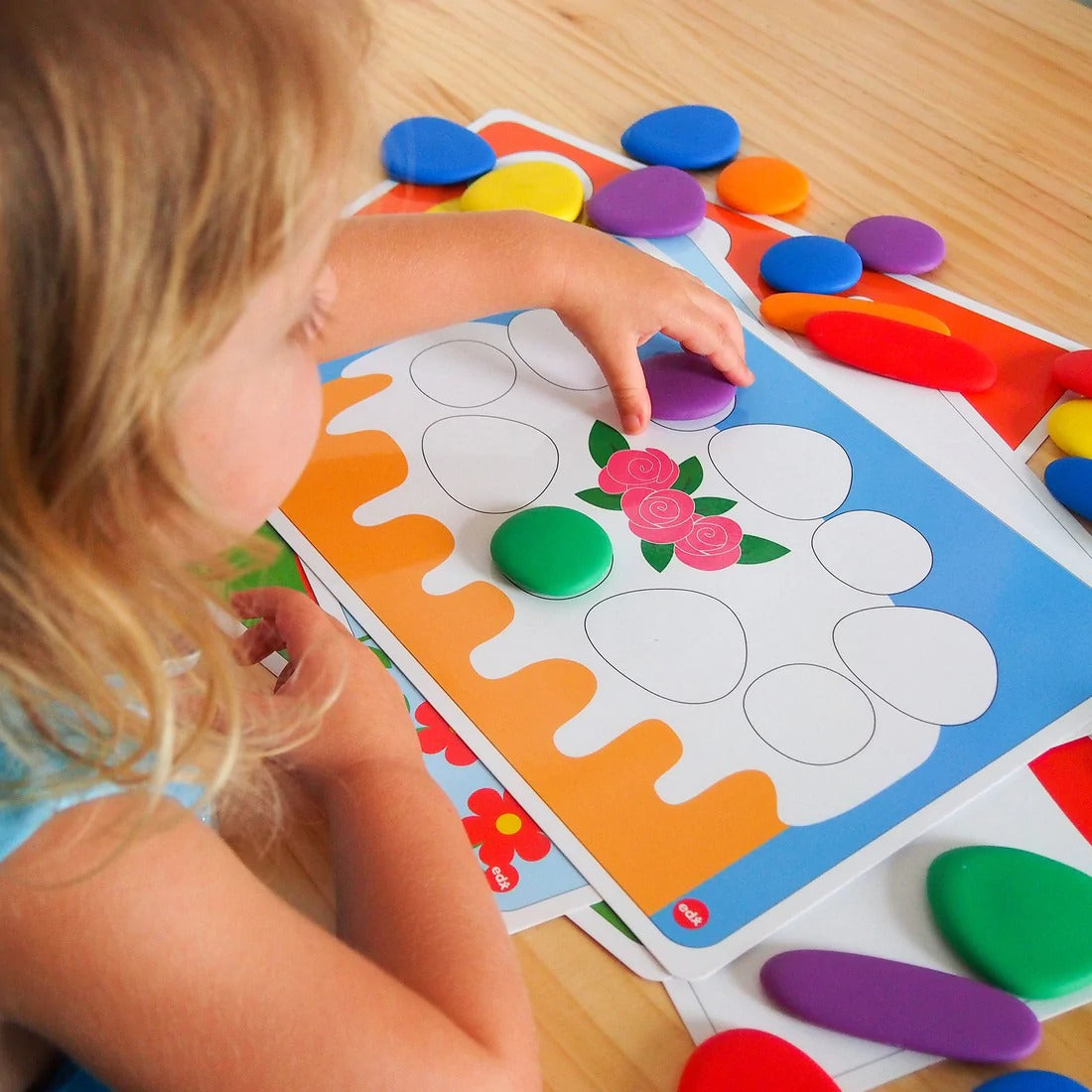 Junior Rainbow Pebbles Activity Set - Pk44, Junior Rainbow Pebbles Activity Set - Pk44,Junior Rainbow Pebbles, sensory pebbles,counting pebbles,yellowdoor,yellow door discount code, Junior Rainbow Pebbles Activity Set - Pk44,The Junior Rainbow Pebbles® Activity Set is an attractive and appealing resource! In six vibrant colours, the Junior Rainbow Pebbles are a great tool for children to learn about basic counting and sorting, number concept, measurement, balance, creation and promote fine motor skills and 