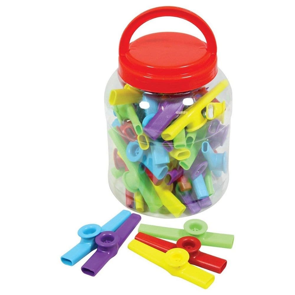 Kazoo Tub of 30, Kazoo Tub of 30,plastic kazoo toy,kazoo toy,sensory kazoo toy,sensory toy warehouse kazoo toy price comparison,plastic kazoo,kazoo toy,kazoo special needs sensory, Kazoo Tub of 30,Children love kazoos because they make funny noises which they love to keep repeating. Although as a parent you may think why would i want to listen to that? Did you know Kazoos have some fantastic health benefits approved by speech therapists and teachers across the world. Kazoos help children use their voices an