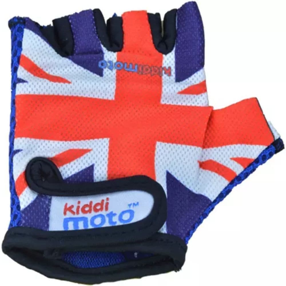 Kiddimoto Union Jack Gloves Small, Kiddimoto Union Jack Gloves Small,Cycling Gloves,Children's wheelchair gloves,early years trikes,childrens trikes,baby trikes,toddler trikes, Kiddimoto Union Jack Gloves Small,The Kiddimoto Union Jack Gloves Small have the same details as adult rider gloves. The functional, comfy and protective gloves will keep your cherub's hands safe whilst riding with padded palms and breathable lycra-backed fabric. Fitting even the tiniest hands, the snazzy gloves give excellent grip o