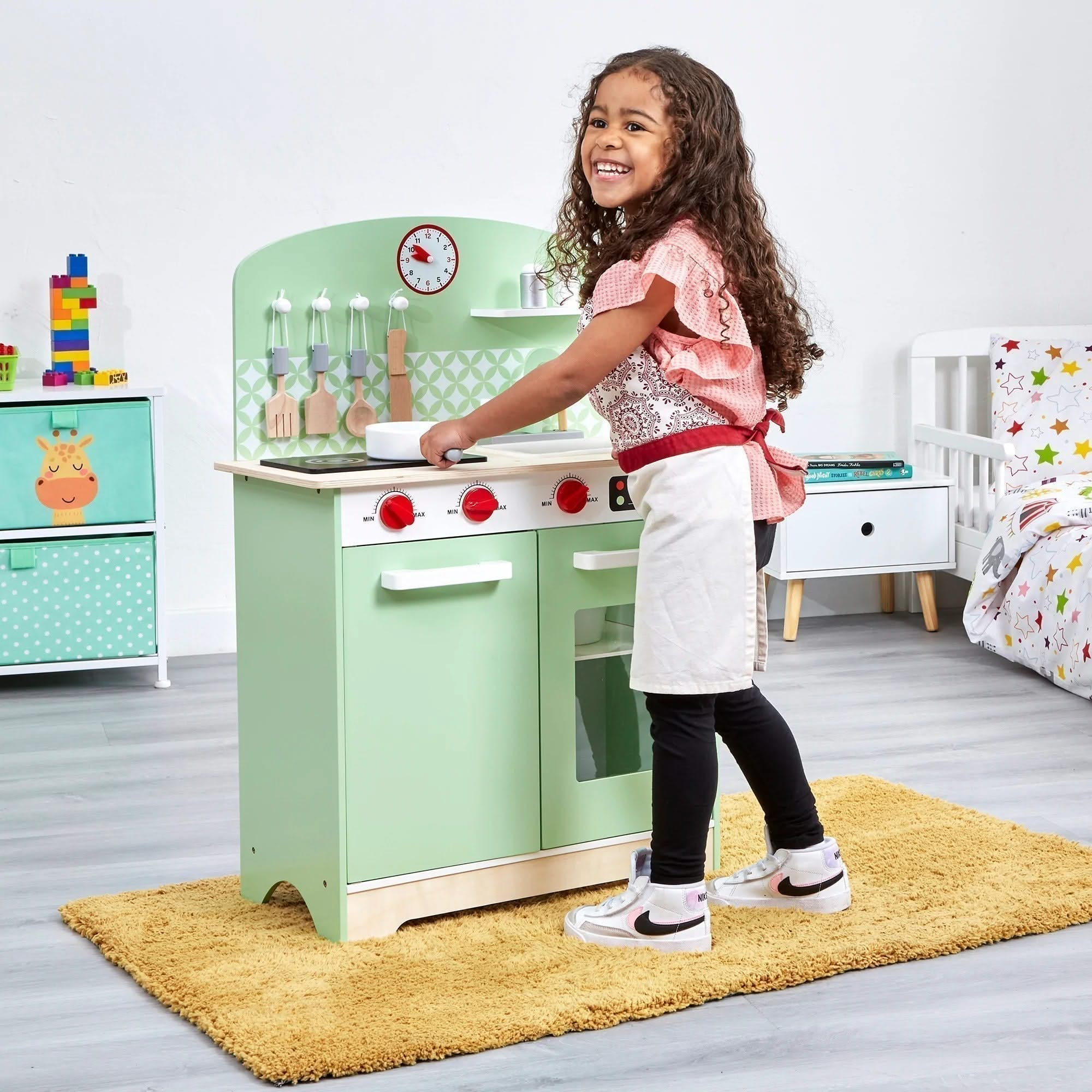 Kids Retro Play Kitchen