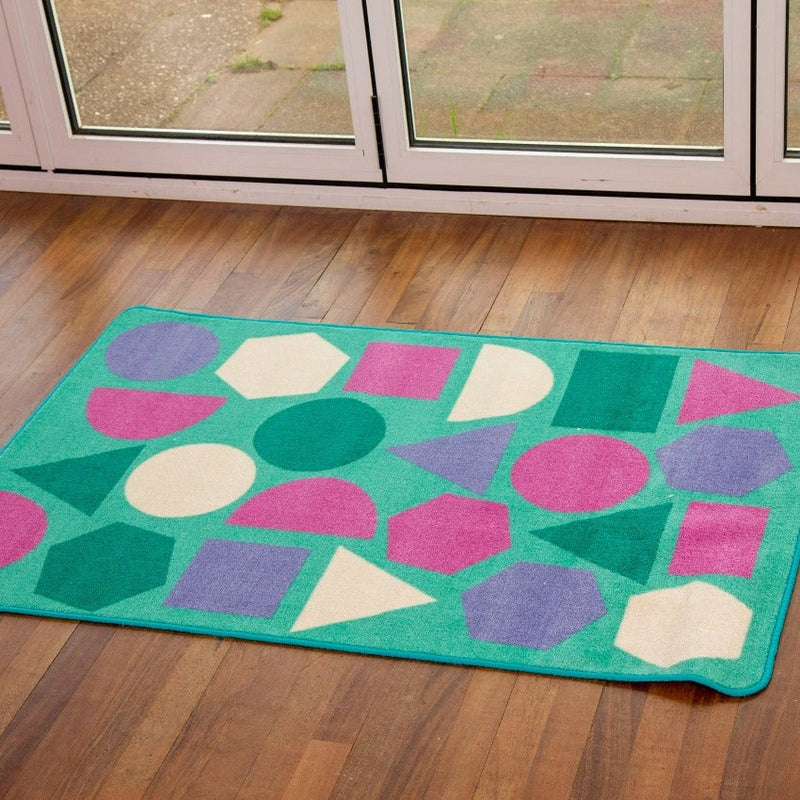 Kinder™ Pastel Geometric Nursery Rug, Kinder™ Pastel Geometric Nursery Rug 150 x 100cm,carpets and cushions,classroom carpets,primary school carpets and rugs, Kinder™ Pastel Geometric Nursery Rug,Introducing our Kinder™ Pastel Geometric Nursery Rug , designed to aid young children in developing their understanding of shapes and spaces. This Kinder™ Pastel Geometric Nursery Rug is the perfect addition to any early years or primary school learning environment.Constructed with our Heavy Duty Dura-Pile™,Introdu