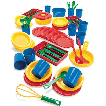 Large Plastic Role Play Dining Set, Large Plastic Role Play Dining Set, Dantoy plastic dining set,Pretend play dining set, role play dining set, Large Plastic Role Play Dining Set,Pretend Play 82 Piece Dinner Set – Imaginative Fun for Large Group Play! The Pretend Play 82 Piece Dinner Set is the ultimate role play accessory, perfect for settings where lots of children play together. With enough cutlery and dishes for 12 people, this largePretend Play 82 Piece Dinner Set – Imaginative Fun for Large Group Pla