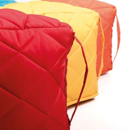 Large Quilted Bean Bag Cubes Set of 4, Large Quilted Bean Bag Cubes Set of 4,Large quilted beanbags,outdoor quilted bean bags,quilted beanbag cushions., Large Quilted Bean Bag Cubes Set of 4,These Large Quilted Bean Bag Cubes Set of 4 are the ultimate in economical and practical seating. The Large Quilted Bean Bag Cubes are bean filled, covered in a comfy quilted fabric and are supplied as a set of 4. The Large Quilted Bean Bag Cubes are perfect for children that are Key stage 1 or Key stage 2. Large Quilt,