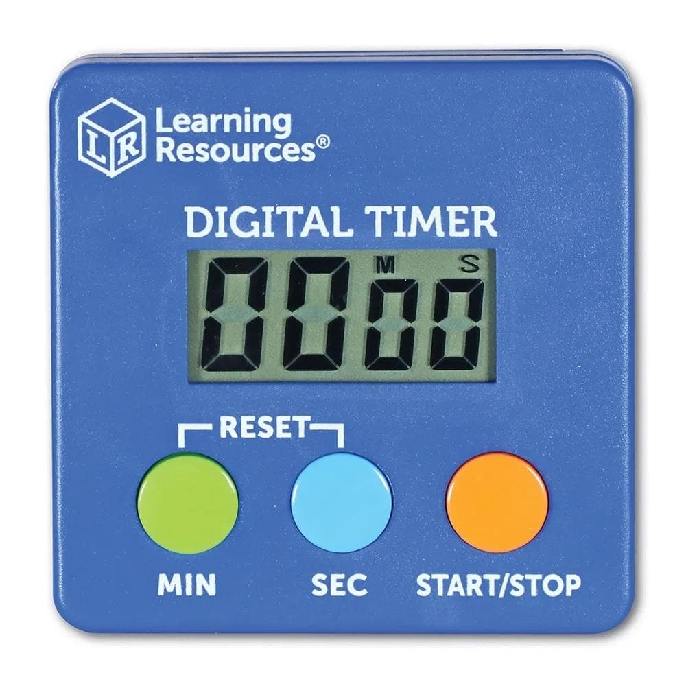 Learning Resources Digital Timer, Learning Resources Digital Timer, Digital timer,Children's digital timer,classroom timers,classroom digital timers,class timers,school timers,lcd timers, Learning Resources Digital Timer,Learning Resources Digital Timer The Learning Resources Digital Timer is a versatile and easy-to-use tool perfect for a variety of classroom, home, and extracurricular activities. Its compact size and practical features make it a reliable choice for accurate timingLearning Resources Digital