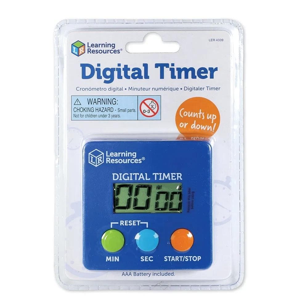 Learning Resources Digital Timer, Learning Resources Digital Timer, Digital timer,Children's digital timer,classroom timers,classroom digital timers,class timers,school timers,lcd timers, Learning Resources Digital Timer,Learning Resources Digital Timer The Learning Resources Digital Timer is a versatile and easy-to-use tool perfect for a variety of classroom, home, and extracurricular activities. Its compact size and practical features make it a reliable choice for accurate timingLearning Resources Digital