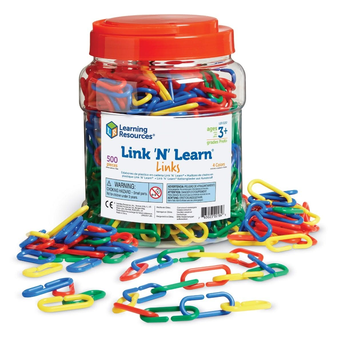 Link 'N' Learn Links Set of 500, Link and Learn,Fine motor skills games,school numeracy resources,classroom numeracy resources, Link 'N' Learn Links Set of 500,Introduce your young learners to the fascinating world of math and design with the Link 'N' Learn Links Set of 500. This comprehensive Link 'N' Learn Links set is not just an educational tool, but also a playground for creativity and tactile exploration. Features of the Link 'N' Learn Links Set of 500: 🌈 VividIntroduce your young learners to the fasc