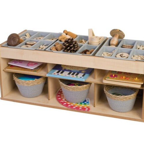 Loose Parts Play & Store Table, Loose Parts Play & Store Table,Loose parts table,loose parts storage solution,loose parts play,loose parts resources, Loose Parts Play & Store Table,Loose Parts Play & Store Table The Loose Parts Play & Store Table is a thoughtfully designed combination of a play surface and storage solution, perfect for classrooms, nurseries, and home learning spaces. This versatile table is ideal for sorting, organising, and engaging with a variety of resources such as mathsLoose Parts Play