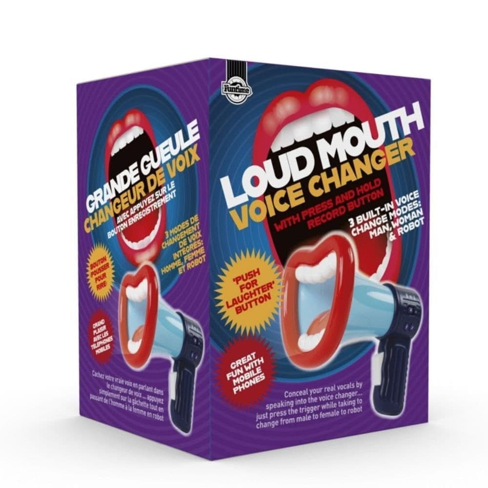 Loud Mouth Voice Changer, Loud Mouth Voice Changer,Voice changer toy,Voice changing toy,voice changer toy, smiley voice changer toy, Loud Mouth Voice Changer,Who said that? Everyone will think it's a robot from the future, but really it's just your child speaking into the Loud Mouth Voice Changer. The Loud Mouth Voice Changer has a funny Smiley face which is a hot topic of fun discussion. The Funny Voice Changer is a great resource for promoting self expression and turn tak,LoudWho said that? Everyone will 