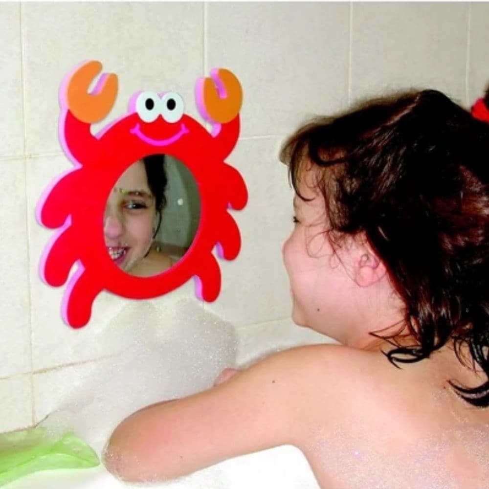 Magic Mirrors - Crab, Magic Mirrors - Crab,Magic Mirror,Children's bath mirrors,childrens play bath toys, Magic Mirrors - Crab,Dive deep into fun with the Crab-themed Magic Mirror! Perfectly designed for splashing around during bath time, this delightful mirror is a blend of playfulness, safety, and developmental stimulation. Features: Top-Tier Safety Assurance: Crafted using only the safest flexible acrylic mirrors, the Magic Mirrors offer a ,Magic Mirrors - CrabDive deep into fun with the Crab-themed Magi