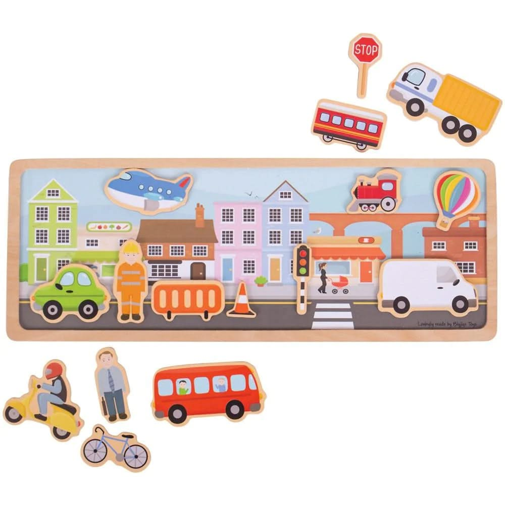 Magnetic Board - City, Magnetic Board City,Bigjig Magnetic Board City, Magnetic board,Toys,Wooden toys, Magnetic Board - City,From the Train to the Lorry, this fun City Themed Magnetic Board set will not only teach children about different modes of transport and what they might find in a busy city, it will encourage them to use their imagination and come up with their own stories. With a variety of pieces, children can create a differentFrom the Train to the Lorry, this fun City Themed Magnetic Board set wi