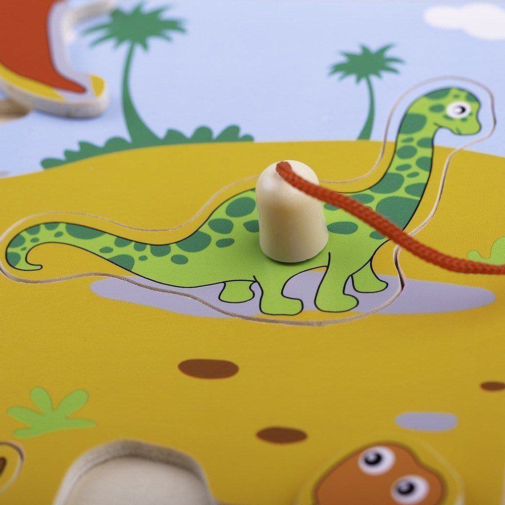 Magnetic Dino Fun, Magnetic Dino Fun,Wooden toys,Traditional wooden toys,,TTS education discount.tts school discount,tts discount code,tts school supplies,tts discount,tts schools, Magnetic Dino Fun,Use the Magnetic Dino Fun to step back in time to a world where dinosaurs ruled. Little ones must hook up the 6 recognisable dinosaurs using the magnetic rods. Counting as they go, the player who 'catches' the most is the winner! The Magnetic Dino Fun is a game and a puzzle in one! Once the winner has been decid