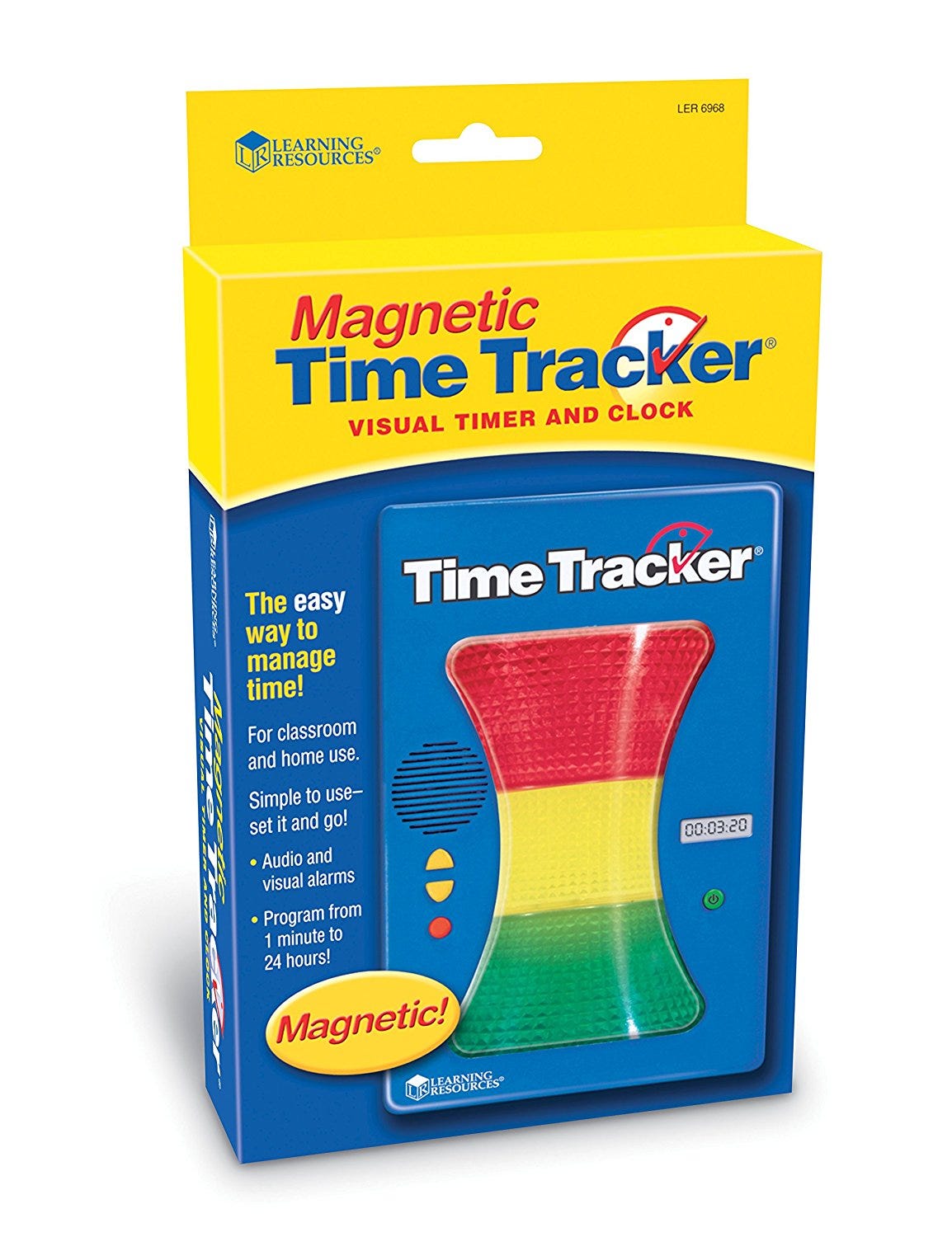 Magnetic Time Tracker, Magnetic Time Tracker,Magnetic Time Tracker,classroom timers,classroom timer resources,classroom educational resources,classroom digital timers, Magnetic Time Tracker,The Magnetic Time Tracker is perfect for helping children keep track of time. The Magnetic Time Tracker is easy to programme, the green, yellow and red sections track time from one minute to 24 hours. The lights and sounds help students visualise and hear how much time remains. When it's time to get in the car, eatThe Ma