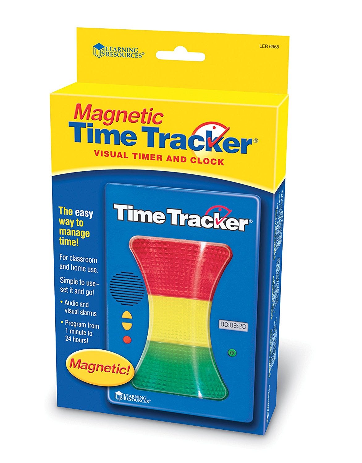 Magnetic Time Tracker, Magnetic Time Tracker,Magnetic Time Tracker,classroom timers,classroom timer resources,classroom educational resources,classroom digital timers, Magnetic Time Tracker,The Magnetic Time Tracker is perfect for helping children keep track of time. The Magnetic Time Tracker is easy to programme, the green, yellow and red sections track time from one minute to 24 hours. The lights and sounds help students visualise and hear how much time remains. When it's time to get in the car, eatThe Ma