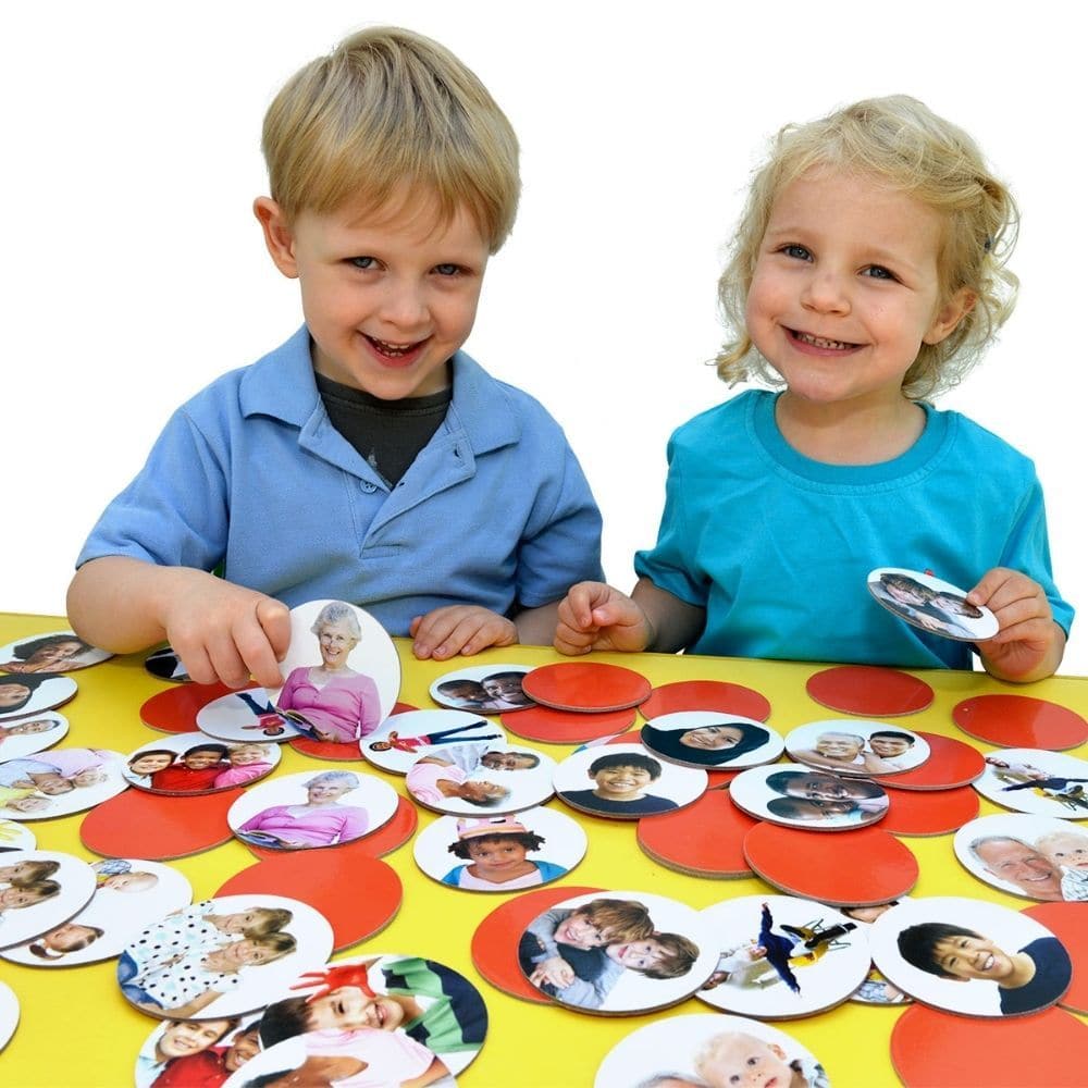 Matching Pairs My Friends and Family, Matching Pairs My Friends and Family,early years matching toys,classroom matching toys, Matching Pairs My Friends and Family,Matching Pairs: My Friends and Family The Matching Pairs: My Friends and Family set is an engaging and educational game that helps children develop memory and recognition skills while fostering conversations about diversity and inclusion. With vibrant photographs showcasing a wide variety of people across different eth,Matching Pairs MyMatching Pa