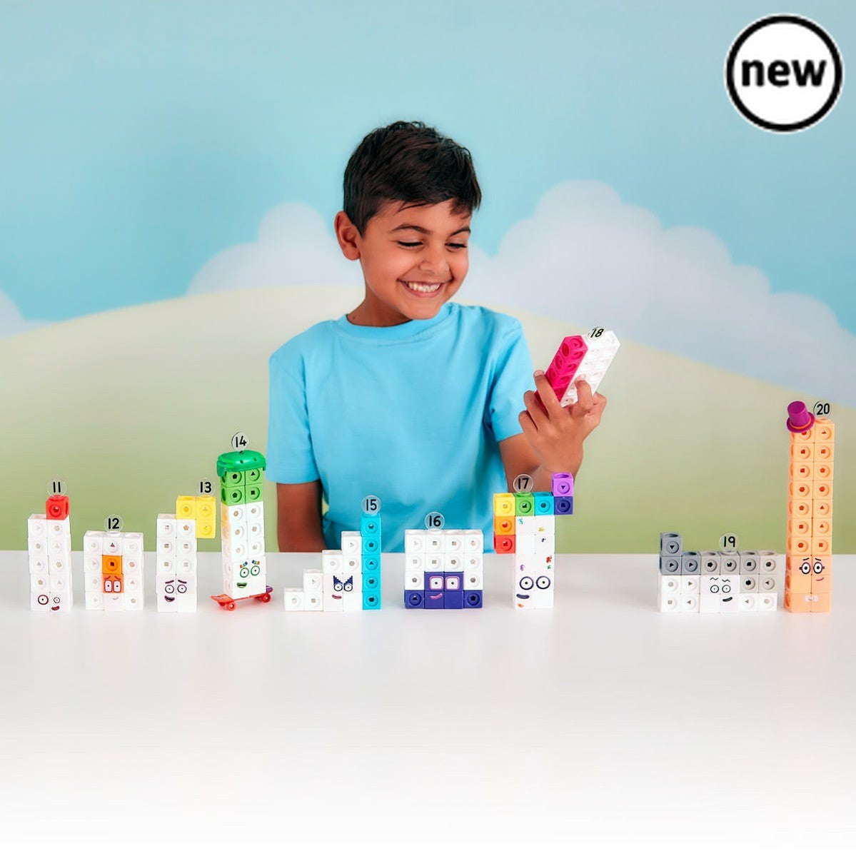 MathLink® Cubes Numberblocks 11-20 Activity Set, MathLink® Cubes Numberblocks 11-20 Activity Set,Numberblocks toys,Numerblocks resources, MathLink® Cubes Numberblocks 11-20 Activity Set,Meet the Numberblocks, stars of the award-winning CBeebies series! Now children can use special edition Numberblocks MathLink Cubes to build the Numberblocks Eleven to Twenty in all the ways shown in the series, and master early maths skills through fun activities. Ideal for learning in the classroom and at home, thisMeet th