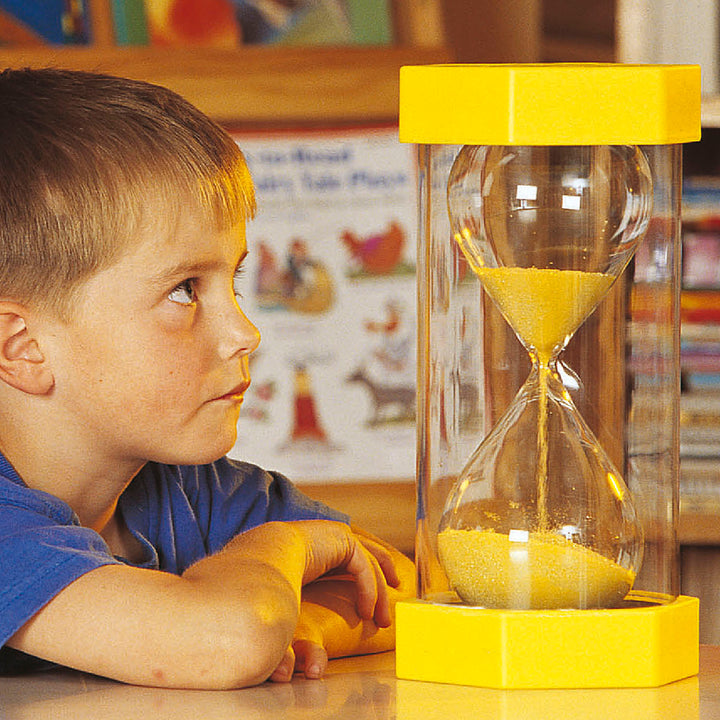 Mega Sand Timer 5 Minutes, Mega Sand Timer 5 Minutes,Mega sand timer,Mega 5 minute sand timer.Jumbo sand timer, Mega Sand Timer 5 Minutes,The TickiT® Mega Sand Timer 5 Minutes is a visually captivating and robust timer, designed for both practical use and engaging play. Standing an impressive 300mm tall, it is one of the largest sand timers available, making it an excellent choice for classroom settings, group activities, or home use. Its modernThe TickiT® Mega Sand Timer 5 Minutes is a visually captivating