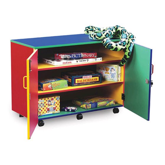 Mobile Monarch Multi-Coloured Storage Cupboard, Mobile Monarch Multi-Coloured Storage Cupboard-Sensory Toys, Mobile Monarch Multi-Coloured Storage Cupboard,This Mobile multi-coloured Storage Cupboard has 2 adjustable shelves and lockable doors, guaranteed to brighten up any classroom, library, playroom or bedroom ! Designed for the younger user it is robust and fun to ensure years of practical storage use. Delivered fully assembled 2 adjustable shelves Lockable doors with,MobileThis Mobile multi-coloured St