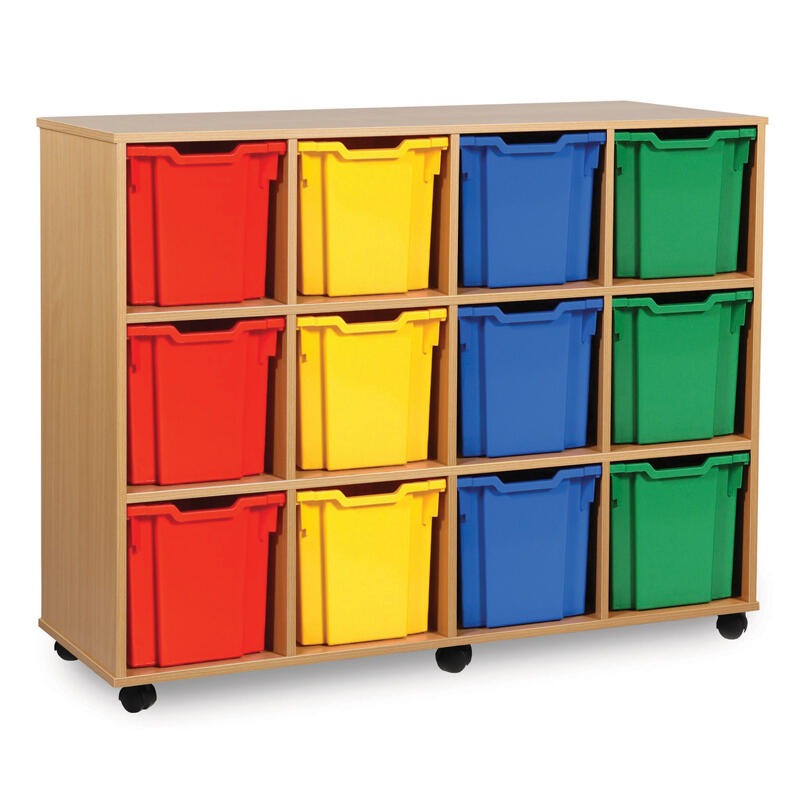 Monarch 12 Quad Tray Classroom Storage Unit, , Monarch 12 Quad Tray Classroom Storage Unit,The Monarch 12 Quad Tray Classroom Storage Unit has been specifically designed for Schools and Universities. This range is available in a huge choice of sizes; additionally you can choose to have them with or without trays. You can also Mix & Match the Monarch tray colours. Storage unit with 12 quad trays 18mm MFC Beec,Monarch 12The Monarch 12 Quad Tray Classroom Storage Unit has been specifically designed for Schools