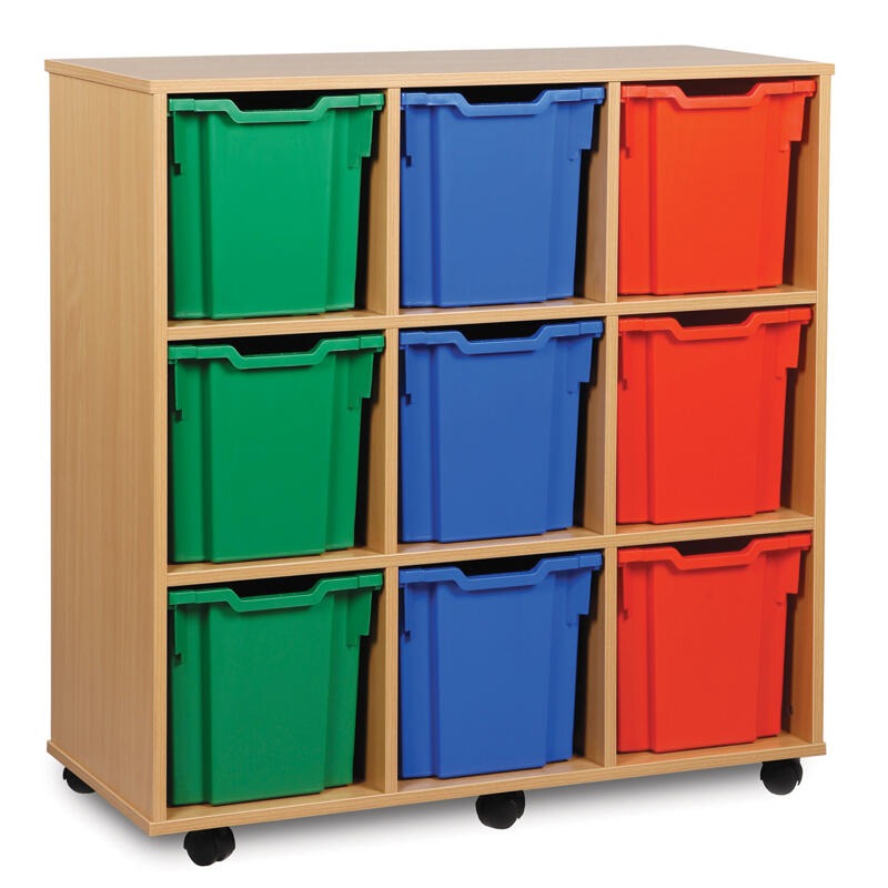 Monarch 9 Quad Tray Classroom Storage Unit, , Monarch 9 Quad Tray Classroom Storage Unit,The Monarch 9 Quad Tray Classroom Storage Unit has been specifically designed for Schools and Universities. This range is available in a huge choice of sizes; additionally you can choose to have them with or without trays. You can also Mix & Match the Monarch tray colours. Storage unit with 9 quad trays 18mm MFC Beech ,Monarch 9The Monarch 9 Quad Tray Classroom Storage Unit has been specifically designed for Schools and