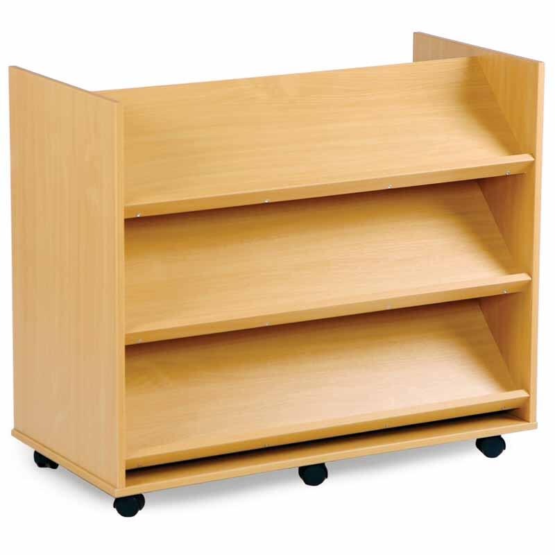 Monarch Double Sided Library Unit with 3 Angled Shelves Each Side, , Monarch Double Sided Library Unit with 3 Angled Shelves Each Side,Are you in need of a versatile and efficient storage solution for your school or university library? Look no further than the Monarch Double Sided Library Unit with 3 Angled Shelves on Each Side. Meticulously designed for educational environments, this unit combines functionality and durability seamlessly.Are you in need of a versatile and efficient storage solution for your