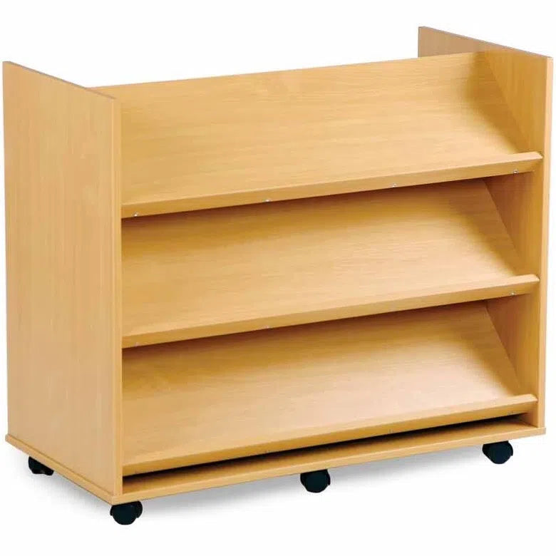 Monarch Double Sided Library Unit with 3 Angled Shelves Each Side, , Monarch Double Sided Library Unit with 3 Angled Shelves Each Side,Are you in need of a versatile and efficient storage solution for your school or university library? Look no further than the Monarch Double Sided Library Unit with 3 Angled Shelves on Each Side. Meticulously designed for educational environments, this unit combines functionality and durability seamlessly.Are you in need of a versatile and efficient storage solution for your