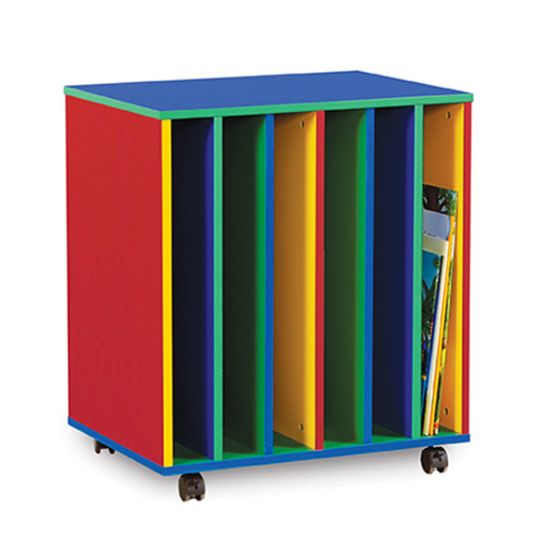 Monarch Mobile Bench and Big Book Folio Holder, Monarch Mobile Bench and Big Book Folio Holder-Sensory Toys, Monarch Mobile Bench and Big Book Folio Holder,This mobile bench unit is perfect for storing large books, art folios and folders. Featuring 6 slots, it is supplied fully assembled for convenience, making it ideal for storing larger size books in the classroom or library. Delivered fully assembled 6 slots Finished in either beech or multicoloured Fully mobile on cas,MonarchThis mobile bench unit is pe