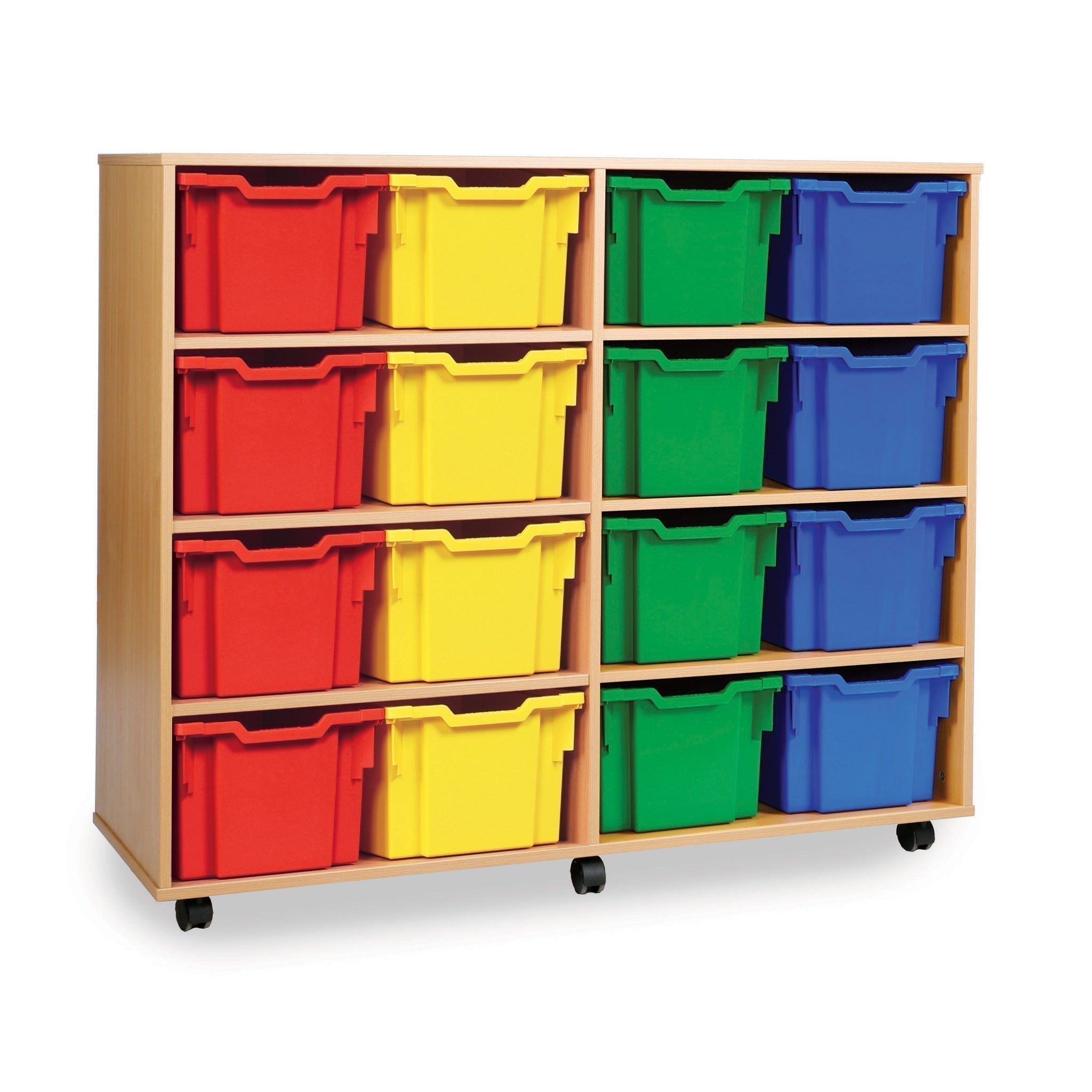 Monarch extra deep tray unit, Monarch extra deep tray unit.Classroom Storage.Classroom storage trolley,classroom storage equipment, Monarch extra deep tray unit,This Monarch extra deep tray storage unit comes with 6, 12 or 16 extra deep trays to and is complete with castors for easy transportability. In a beech finish and made from sustainably sourced and FSC certified MFC,this unit will be sure to last all the trials of a classroom. Each storage unit is constructed using 18mm,Monarch extra deep trayThis Mo