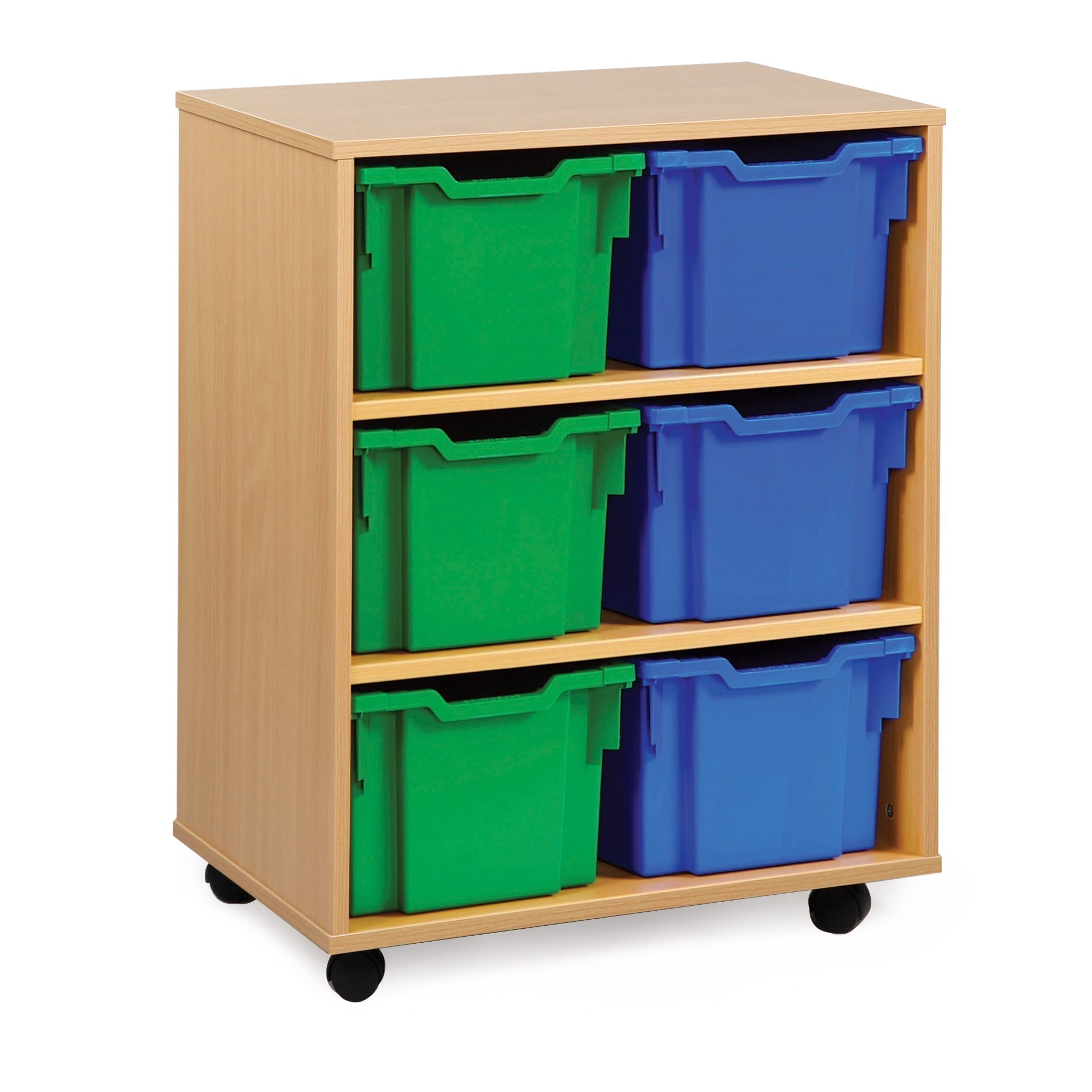 Monarch extra deep tray unit, Monarch extra deep tray unit.Classroom Storage.Classroom storage trolley,classroom storage equipment, Monarch extra deep tray unit,This Monarch extra deep tray storage unit comes with 6, 12 or 16 extra deep trays to and is complete with castors for easy transportability. In a beech finish and made from sustainably sourced and FSC certified MFC,this unit will be sure to last all the trials of a classroom. Each storage unit is constructed usingThis Monarch extra deep tray storage