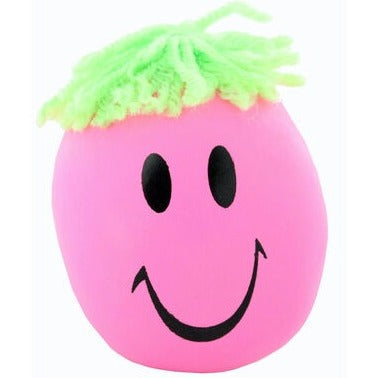 Moody Liz Mop head faces, ASD stress ball,stress ball,moody man,moody man toy,asd toys,adhd toys,fidget toy,fidget stress toy,special needs toys,sensory toys, Elevate your fidgeting experience with our brightly coloured Moody Liz squishy balls designed to cater to both your visual and tactile senses. Immerse yourself in a world of vibrant neon hues - a palette carefully chosen to invigorate your mood and stimulate your sensory experiences. Each ball beckons with a promise of a satisfying squish and a deligh