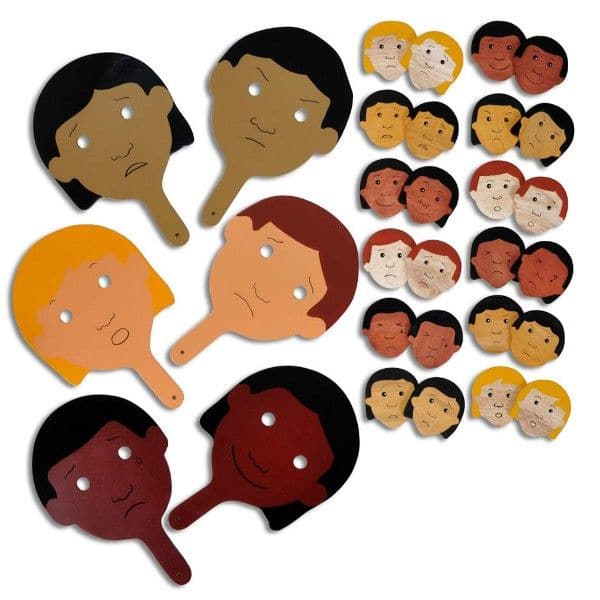 Multicultural Emotion Masks, Multicultural Emotion Masks,childrens emotions resources,classroom emotion resources,ASD emotion resources, Multicultural Emotion Masks,Multicultural Emotion Masks The Multicultural Emotion Masks set is a powerful educational and play tool designed to foster emotional intelligence, cultural awareness, and creative expression. Perfect for classrooms, therapy sessions, and at-home activities, this 30-piece set is ideal for exploring feelings and discussi,Multicultural EmotionMulti