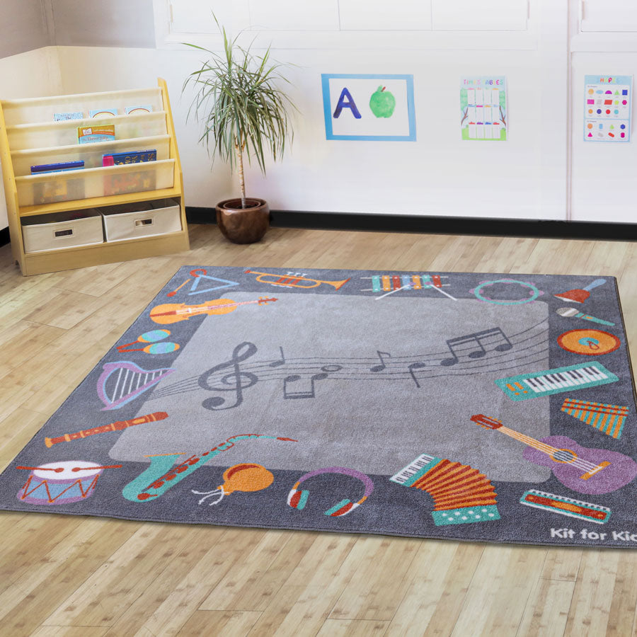 Musical Instrument Carpet, Musical Instrument Carpet,Early years resources,Children's carpets,children's story time carpets and cushions,classroom carpets,primary school carpets and rugs, Musical Instrument Carpet,Music during the early years has a wealth of benefits including improving fine motor skills, language development, focus, teamwork and even fundamental math skills. This delightful Musical Instrument Carpet is brand new to our range and is already proving very popular with its unique style and bea