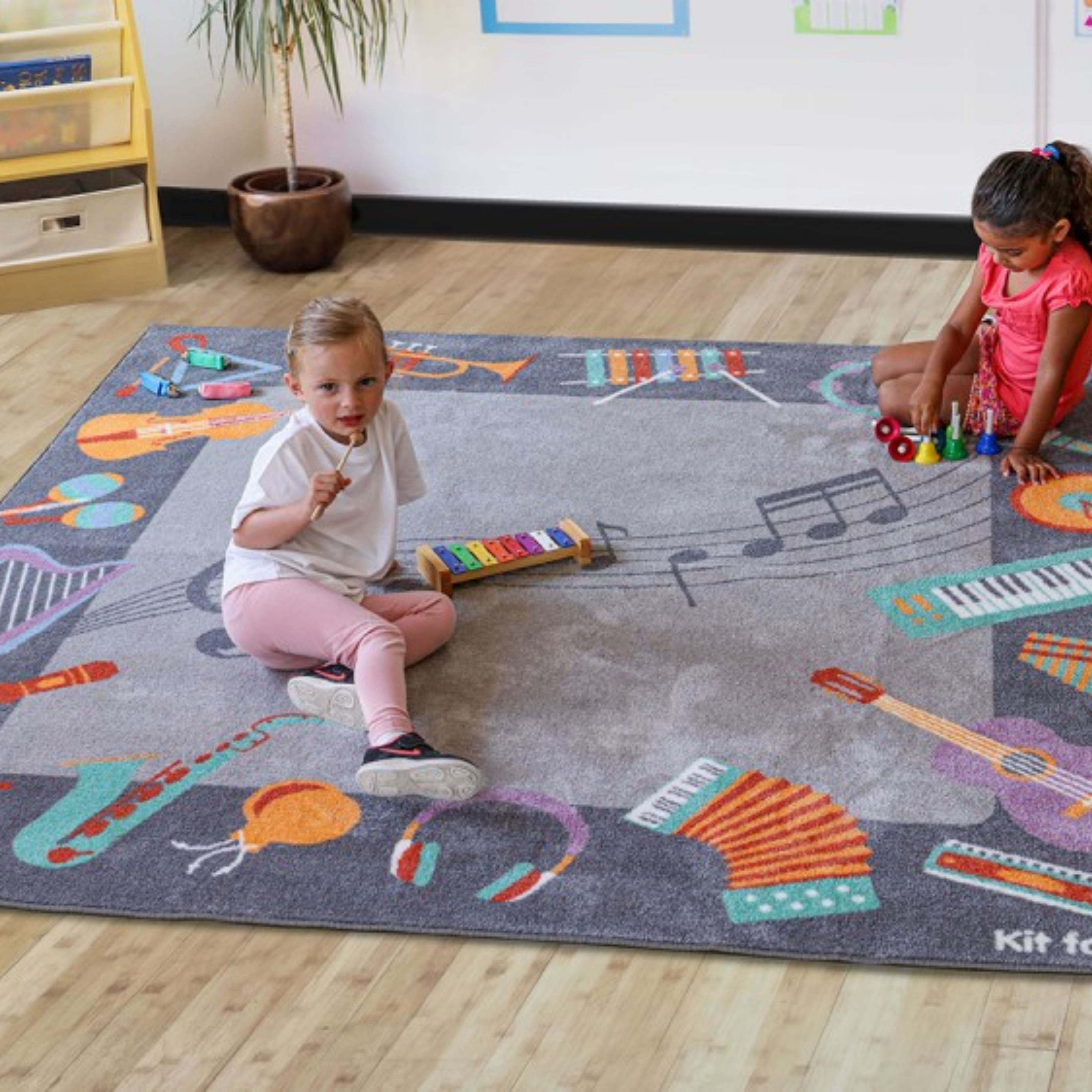 Musical Instrument Carpet, Musical Instrument Carpet,Early years resources,Children's carpets,children's story time carpets and cushions,classroom carpets,primary school carpets and rugs, Musical Instrument Carpet,Music during the early years has a wealth of benefits including improving fine motor skills, language development, focus, teamwork and even fundamental math skills. This delightful Musical Instrument Carpet is brand new to our range and is already proving very popular with its unique style and bea