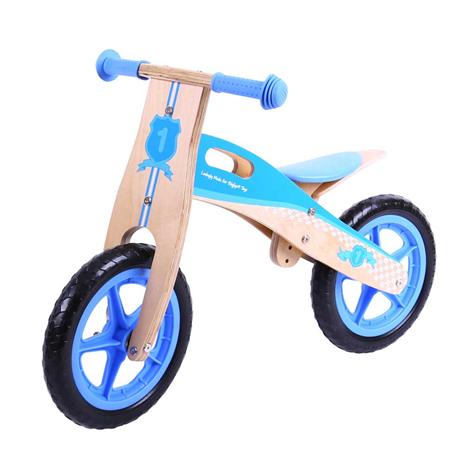 My First Balance Bike Blue, Bigjigs My First Balance Bike Blue,early years trikes,childrens trikes,baby trikes,toddler trikes, My First Balance Bike Blue,This wooden Balance Bike is a great way for youngsters to start a journey towards full two-wheeled mobility! The Balance Bike Blue features a padded, adjustable seat, long lasting solid tyres and easy to grip handle bars. Just push forwards and go! An excellent way to improve balance whilst further developing hand/eye ,My First Balance Bike BlueThis wooden