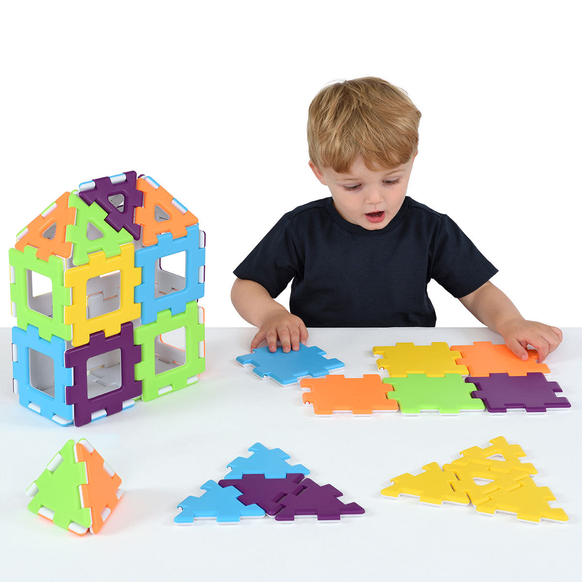 My First Polydron, My First Polydron,Polydron,Polydron toys,Polydron construction,construction resources,polydron, My First Polydron,Introduce young learners to the exciting world of shapes and construction with My First Polydron. Specifically designed for nurseries, early years, kindergartens, and reception classes, this construction set provides the perfect introduction to 2D and 3D shapes using triangles and squares.Joining the pieces together is,My First PolydronIntroduce young learners to the exciting 