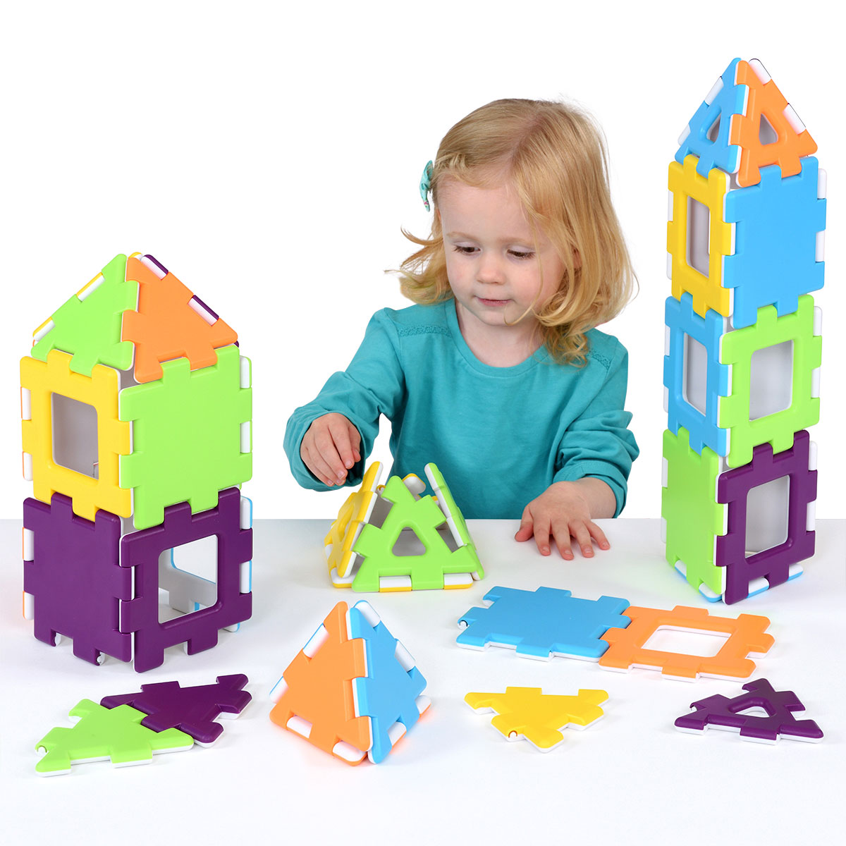 My First Polydron, My First Polydron,Polydron,Polydron toys,Polydron construction,construction resources,polydron, My First Polydron,Introduce young learners to the exciting world of shapes and construction with My First Polydron. Specifically designed for nurseries, early years, kindergartens, and reception classes, this construction set provides the perfect introduction to 2D and 3D shapes using triangles and squares.Joining the pieces together is,My First PolydronIntroduce young learners to the exciting 