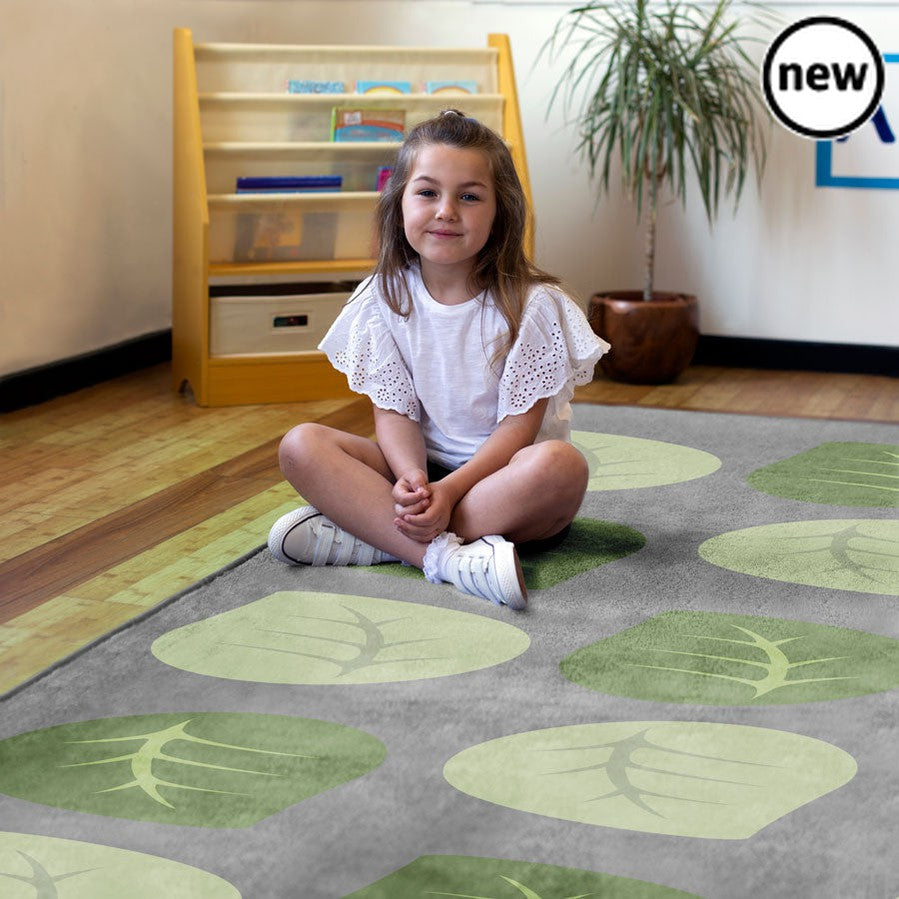 Natural World Leaf Placement Carpet, Pebble Placement Carpet 3m x 3m,Classroom carpet,classroom rugs,classroom placement carpets, Natural World Leaf Placement Carpet,Neutral placement carpet that is perfect for creating a calm atmosphere in the classroom, as well as promoting quiet time and child wellbeing Features 30 placement spots. Distinctive and brightly coloured, child friendly designs Designed to encourage learning through interaction and play Crease resistant withNeutral placement carpet that is per