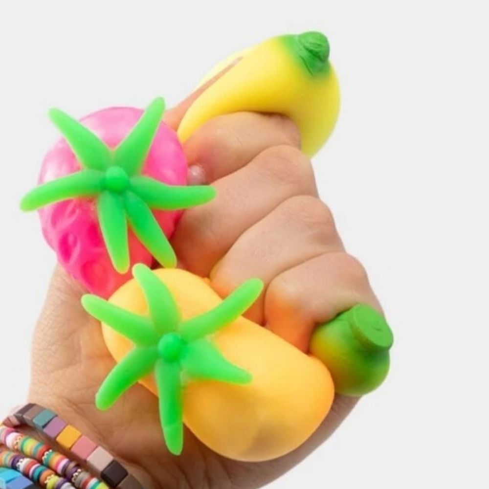 Nee Doh Groovy Fruits, Nee Doh Groovy Fruits,NeeDoh Groovy Fruits,NeeDoh Groovy Fruits Toy,Nee Doh stress balls,Needoh toys,Needoh fidget toys, Nee Doh Groovy Fruits,Nee Doh Groovy Fruits Bring a burst of fruity fun to playtime with Schylling’s Nee Doh Groovy Fruits! This unique fidget toy set features three squishy, squeezable characters: Boss Banana, Outta Sight Strawberry, and Far Out Orange. The Nee Doh Groovy Fruits Set is perfect for stress relief, focus, or just some stretch,Nee Doh Groovy FruitsNee 