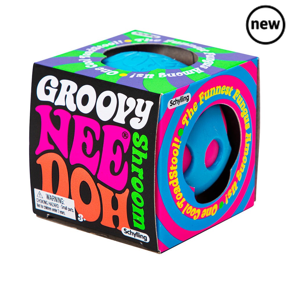 NeeDoh Groovy Shroom, NeeDoh Groovy Shroom.NeeDoh Balls.NeeDoh Toys,NeeDoh Balls, NeeDoh Groovy Shroom,Groovy Shroom NeeDoh: The Fun-gi Stress Ball! Bring some magic to your toy box with the Groovy Shroom NeeDoh, a stress-relieving fidget toy that's as quirky as it is satisfying! Shaped like a vibrant toadstool, this squeezable NeeDoh Groovy Shroom ball is perfect for squishing, kneading, and popping its unique spots, p,NeeDohGroovy Shroom NeeDoh – A Fun-gi Stress Ball for Squishy, Tactile Fun! Add a touch 