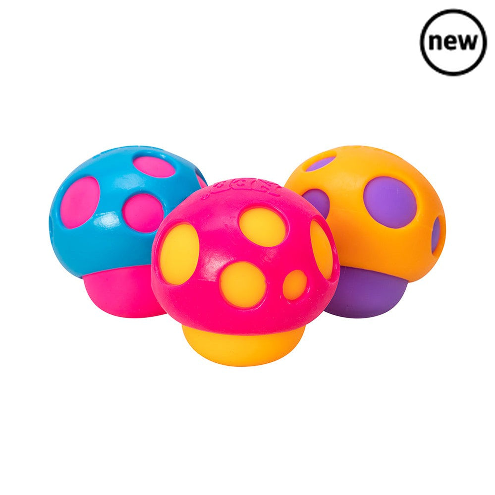 NeeDoh Groovy Shroom, NeeDoh Groovy Shroom.NeeDoh Balls.NeeDoh Toys,NeeDoh Balls, NeeDoh Groovy Shroom,There so ‘mushroom’ in the toy box for Groovy Shroom NeeDoh! This unique NeeDoh ball is one cool toadstool to squeeze, squash, squish, and knead. The stress ball has spots (just like a mushroom) that when squeezed, pops the inner blobs out. Available in three colour combinations - pink/yellow, blue/pink and orange/purp,NeeDoh Groovy ShroomThere so ‘mushroom’ in the toy box for Groovy Shroom NeeDoh! This un